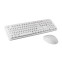 Tastatūra + pele MOFII Wireless set Sweet 2.4G white (SMK-623387AG White)