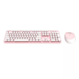 Tastatūra + pele MOFII Wireless set Sweet 2.4G pink (SMK-623387AG Pink)