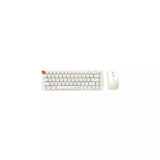 Tastatūra + pele MOFII Wireless set Bean 2.4G White-Beige (SMK-676367A WB)