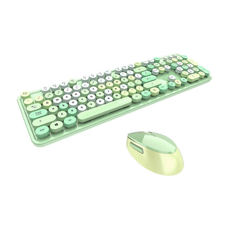 Tastatūra + pele MOFII Wireless set Sweet 2.4G green (SMK-623387AG Green)