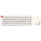 Tastatūra + pele MOFII Wireless set  Sweet 2.4G beige (SMK-623387AG Beige)