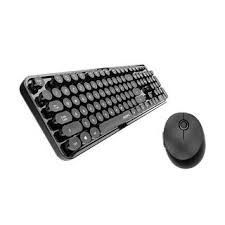 Tastatūra + pele MOFII Wireless set Sweet 2.4G black (SMK-623387AG Black)