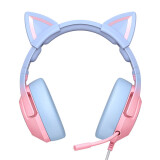 Austiņas ONIKUMA K9 Pink/Blue (K9PB RGB 3.5mm)