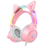 Austiņas ONIKUMA X15Pro Pink Cat's Ears (X15PROP with cat ear)