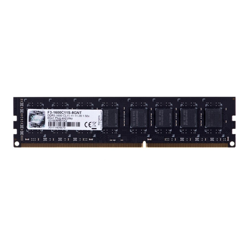 Operatīvā atmiņa G.Skill 8GB DDR3 1600MHz CL5 (PAMGSKDR30008)