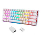 Tastatūra Motospeed SK62 White (SK62-white-Red)