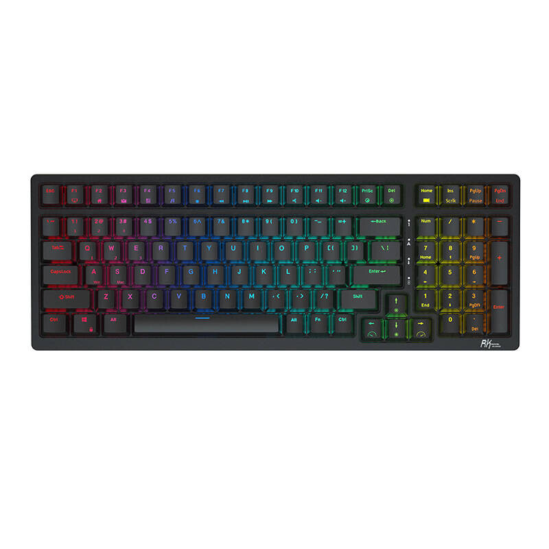 Tastatūra Royal Kludge RK98 RGB (RK98 red switch)