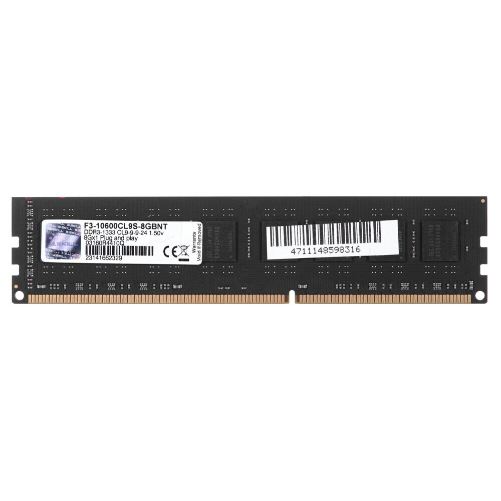 Operatīvā atmiņa G.Skill 8GB 1333 MHz DDR3 CL5 (PAMGSKDR30055)