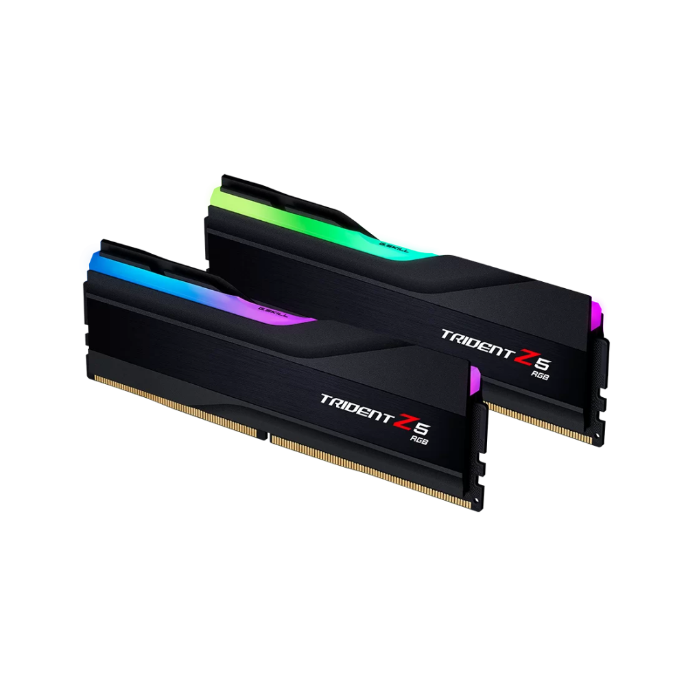 Operatīvā atmiņa G.Skill Trident Z5 RGB 64Gb 5600MHz DDR5 CL28 KIT of 2x32GB (F5-5600J2834F32GX2-TZ5RK) (2x32Gb KIT)