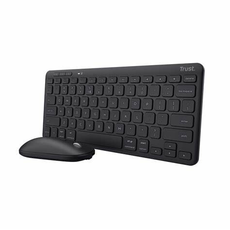 Tastatūra + pele included Office RF Wireless + Bluetooth QWERTY English Black (PERTRUKLM0015)