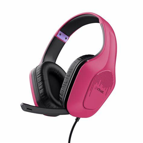 Austiņas GXT 415P Zirox Wired Head-band Gaming Pink (GAMTRUSLU0028)