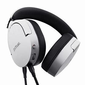 Austiņas GXT 489W FAYZO Wired Head-band Gaming Black, White (GAMTRUSLU0030)