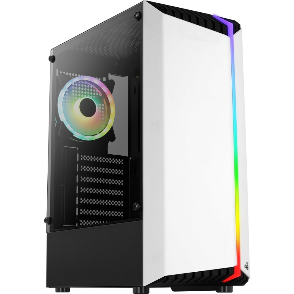 Datoru korpuss Aerocool Bionic Midi Tower White (OBUAEROBU0068)