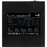 Barošanas bloks Aerocool LUX850 850W (ZDLAEROBU0029)