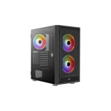 Datoru korpuss Aerocool PGS Graphite-G-BK-v2 FRGB Midi Tower (OBUAEROBU0064)