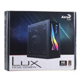 Barošanas bloks Aerocool Lux RGB 550M 550 W (ZDLAEROBU0015)