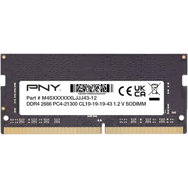 Operatīvā atmiņa PNY 8GB 2666MHZ DDR4 CL19 (PAMPNYSOO0010)