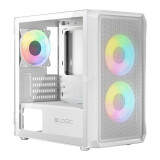 Datoru korpuss Logic PORTOS ARGB Mini Tower White (OBULGCOBU0024)