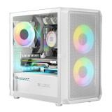 Datoru korpuss Logic PORTOS ARGB Mini Tower White (OBULGCOBU0024)