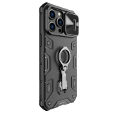 Futrālis Case Nillkin CamShield Armor Pro for iPhone 14 Pro Max black (CAM-SH-ARM-PRO-MAG iP-14 PRO MAX BLACK)