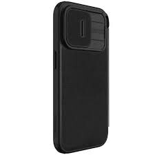 Futrālis Case Nillkin Qin Pro Leather for iPhone 13/14 black (Q-PRO-L-C iP-14 BLACK)