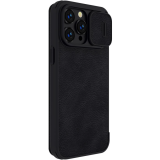 Futrālis Case Nillkin Qin Pro Leather for iPhone 14 Pro black (Q-PRO-L-C iP-14 PRO BLACK)