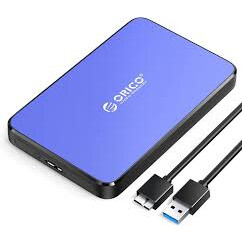 Orico 2.5" External Hard Drive Enclosure + USB 3.0 5Gbps (2139U3-CR-EP)