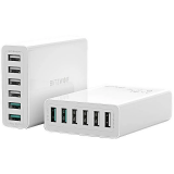 Adapteris Charger 6x USB Blitzwolf BW-S15, QC 3.0, 60 W white (BW-S15 EU)