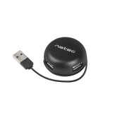 NATEC Bumblebee USB 2.0 480 Mbit/s Black (PERNATHUB0005)