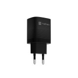 NATEC RIBERA GAN 1X USB-A + 1X USB-C 30W (LADNATSIC0013)