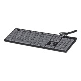 Tastatūra NATEC Discus 2 ENG Slim Black (NKL-1829)