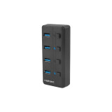 NATEC HUB USB 3.0 MANTIS 2 4-PORTS (PERNATHUB0010)