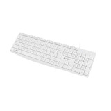 Tastatūra NATEC NAUTILUS SLIM ENG White (PERNATKLA0091)