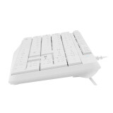 Tastatūra NATEC NAUTILUS SLIM ENG White (PERNATKLA0091)