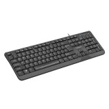 Tastatūra NATEC TROUT SLIM USB, ENG BLACK (PERNATKLA0067)