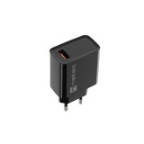 NATEC MAINS RIBERA USB-A 18W BLACK (LADNATSIC0004)