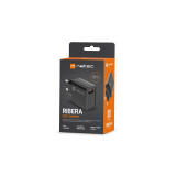 NATEC MAINS RIBERA USB-A 18W BLACK (LADNATSIC0004)