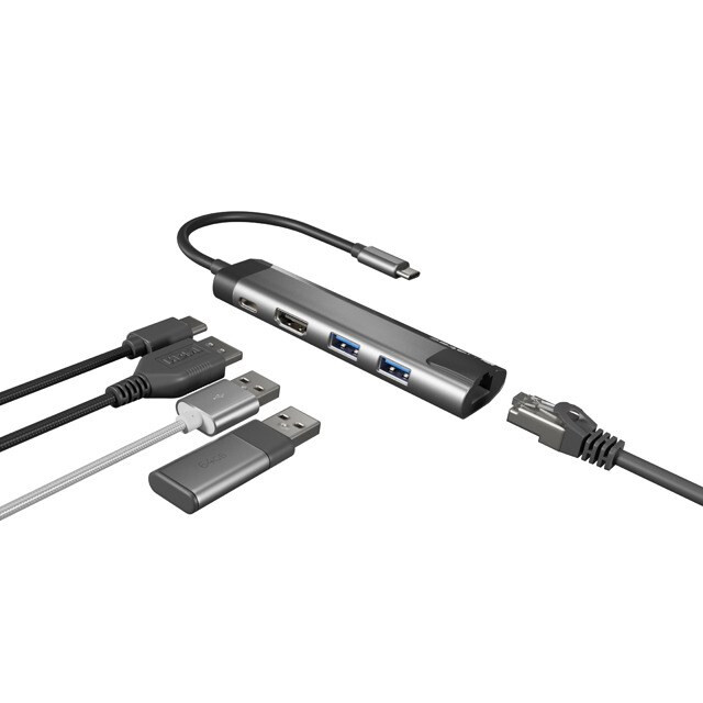 NATEC FOWLER GO USB-C -> HUB USB, HDMI (PERNATSPL0006)