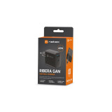 NATEC RIBERA GAN 1x USB-A + 1x USB-C 45W BLACK (LADNATSIC0011)