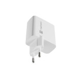 NATEC RIBERA GAN 1x USB-A + 1x USB-C 65W WHITE (LADNATSIC0010)