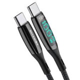 Kabelis USB-C to USB-C cable BlitzWolf BW-TC23, with display black (BW-TC23)