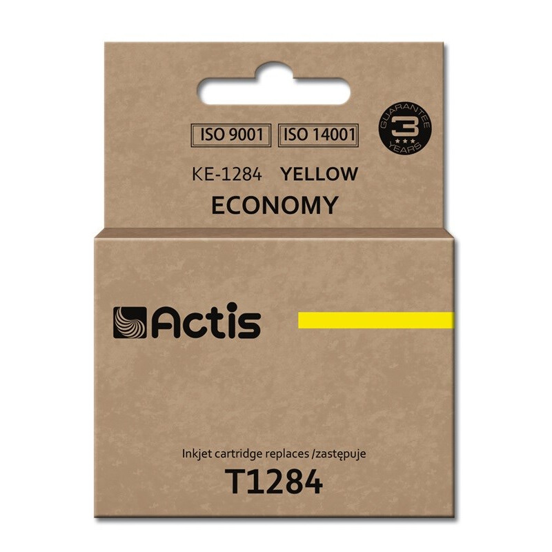 Actis KE-1284 Ink Cartridge (replacement for Epson T1284; Standard; 13 ml; yellow) (EXPACSAEP0020)