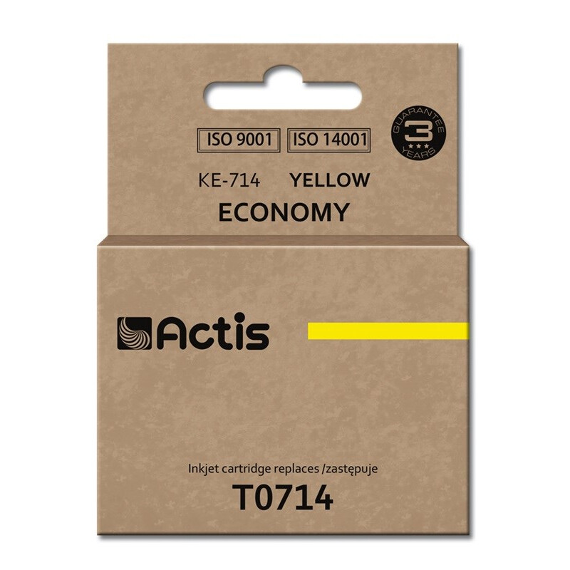 Actis KE-714 ink (replacement for Epson T0714/T0894/T1004; Standard; 13.5 ml; yellow) (EXPACSAEP0004)