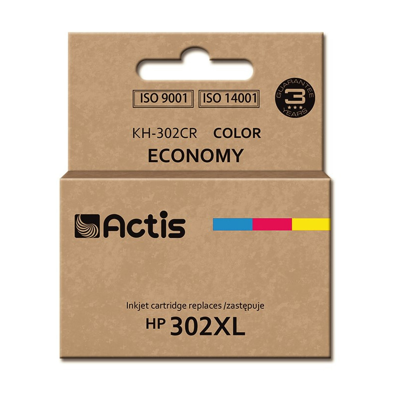 Actis KH-302CR ink (replacement for HP 302XL F6U67AE; Premium; 21 ml; color) (EXPACSAHP0120)