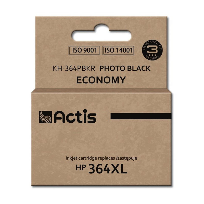 Actis KH-364PBKR Ink Cartridge (replacement for HP 364XL CB322EE; Standard; 12 ml; black, photo) (KH-364PBKR)