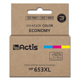 Actis KH-653CR printer ink, replacement HP 653XL 3YM74AE; Premium; 18ml; 300 pages; colour (EXPACSAHP0152)