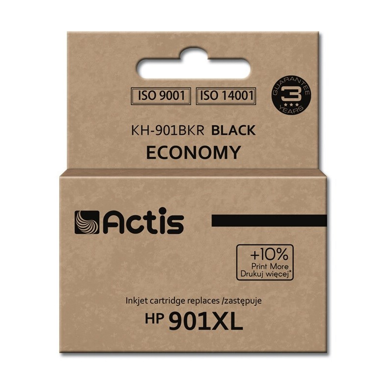 Actis KH-901BKR ink (replacement for HP 901XL CC656AE; Standard; 20 ml; black) (EXPACSAHP0071)