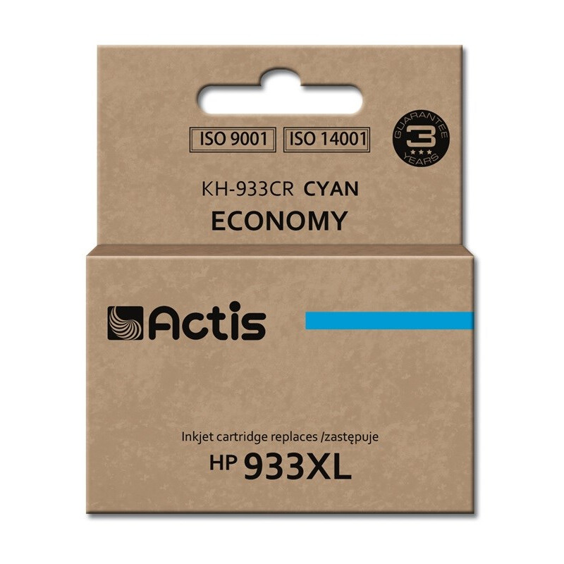 Actis KH-933CR ink (replacement for HP 933XL CN054AE; Standard; 13 ml; cyan) (EXPACSAHP0107)