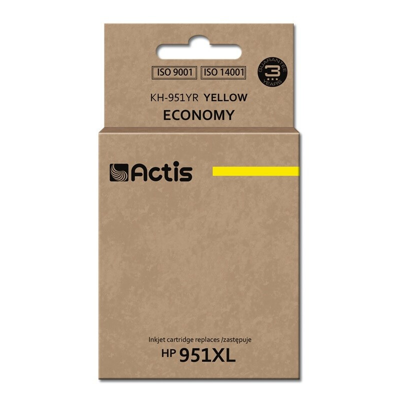 Actis KH-951YR ink (replacement for HP 951XL CN048AE; Standard; 25 ml; yellow) (KH-951YR)