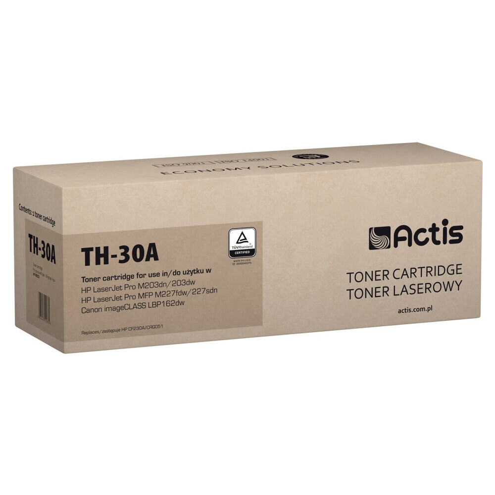 Actis TH-30A toner (replacement for HP 30A CF230A; Standard; 1600 pages; black) (EXPACSTHP0122)